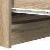 Komoda Sonoma Oak 100x35x99 cm Drewno klejone