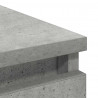 Komoda Betonowa Szara 100x35x99 cm Drewno klejone