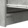 Komoda Betonowa Szara 100x35x99 cm Drewno klejone