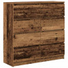 Komoda Stare drewno 100x35x99 cm Drewno klejone