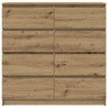 Komoda Artisan Dąb 100x35x99 cm Drewno klejone