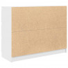 Komoda Biała 100x35x76 cm Drewno klejone