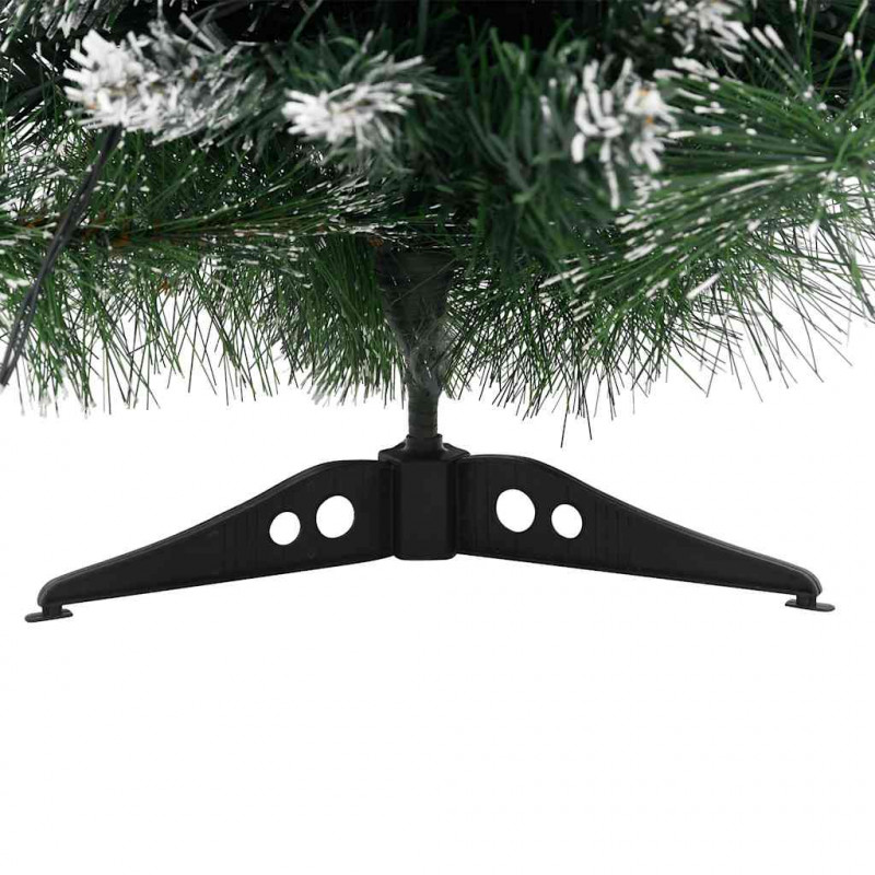 Sztuczna choinka z lampkami i stojakiem, zielona, 60 cm, PVC