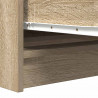 Komoda, dąb sonoma, 100x35x76 cm, materiał drewnopochodny