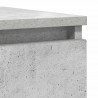 Komoda Betonowa Szara 100x35x76 cm Drewno klejone