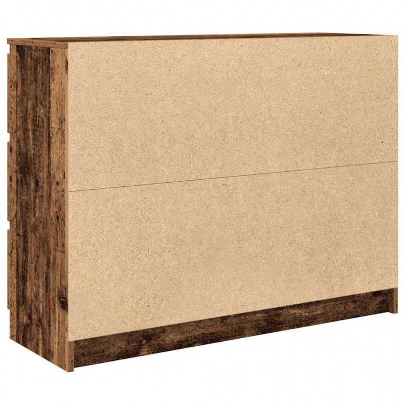 Komoda Stare drewno 100x35x76 cm Drewno klejone