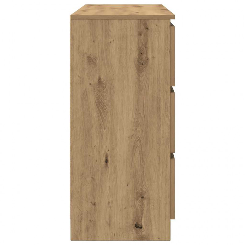 Komoda Artisan Dąb 100x35x76 cm Drewno klejone