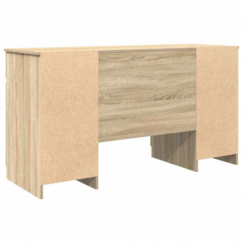 Biurko dąb sonoma 140 x 49 x 76 cm Materiał drewnopochodny