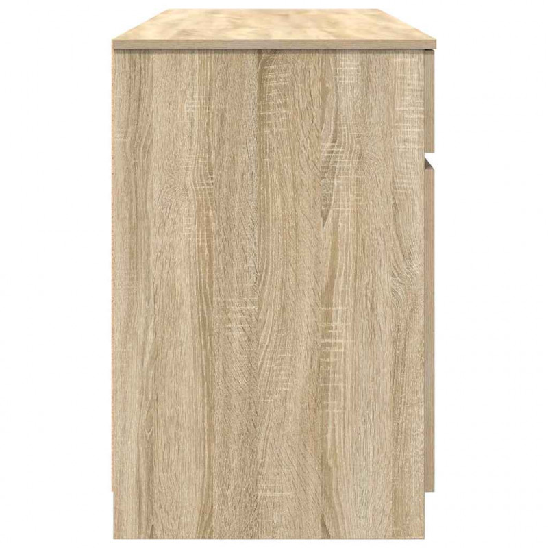 Biurko dąb sonoma 140 x 49 x 76 cm Materiał drewnopochodny