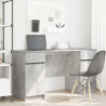 Biurko Betonowy szary 140 x 49 x 76 cm Materiał drewnopochodny