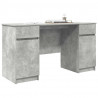 Biurko Betonowy szary 140 x 49 x 76 cm Materiał drewnopochodny