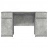 Biurko Betonowy szary 140 x 49 x 76 cm Materiał drewnopochodny