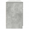 Biurko Betonowy szary 140 x 49 x 76 cm Materiał drewnopochodny