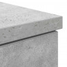 Biurko Betonowy szary 140 x 49 x 76 cm Materiał drewnopochodny