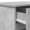 Biurko Betonowy szary 140 x 49 x 76 cm Materiał drewnopochodny