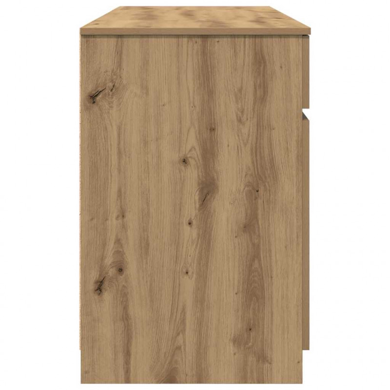 Biurko dąb artisan 140 x 49 x 76 cm Materiał drewnopochodny