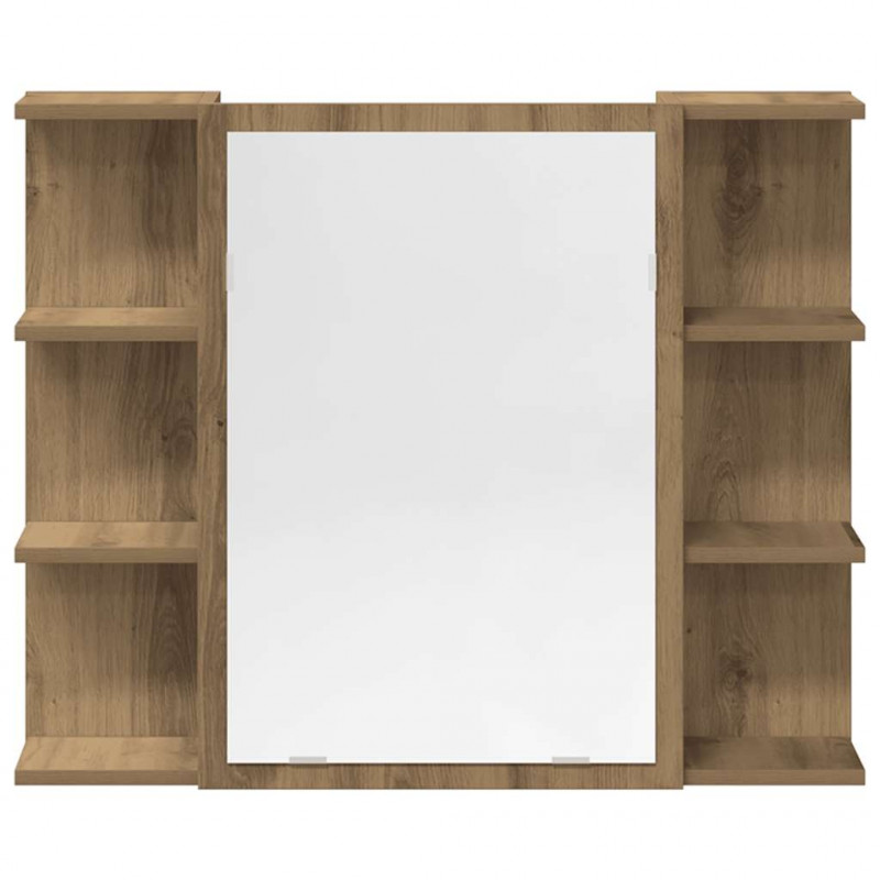 3-częściowy zestaw mebli łazienkowych, dąb artisan