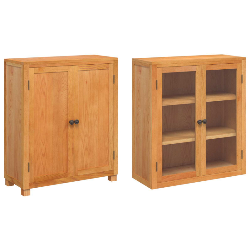 Zestaw Mebli do Przechowywania z półką 2 pcs Naturalny