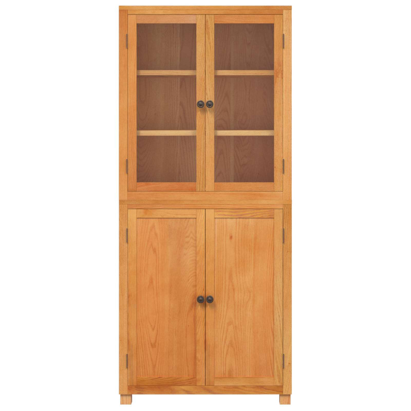 Zestaw Mebli do Przechowywania z półką 2 pcs Naturalny