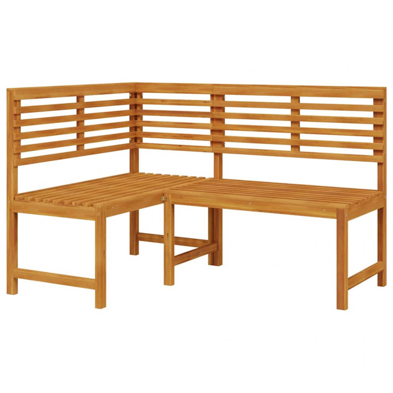 Zestaw Ławka Ogrodowa 3 pcs Brązowy Lite Drewno Akacji