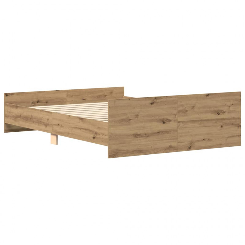 Rama łóżka bez materaca Artisan Oak 120x200cm Drewno klejone
