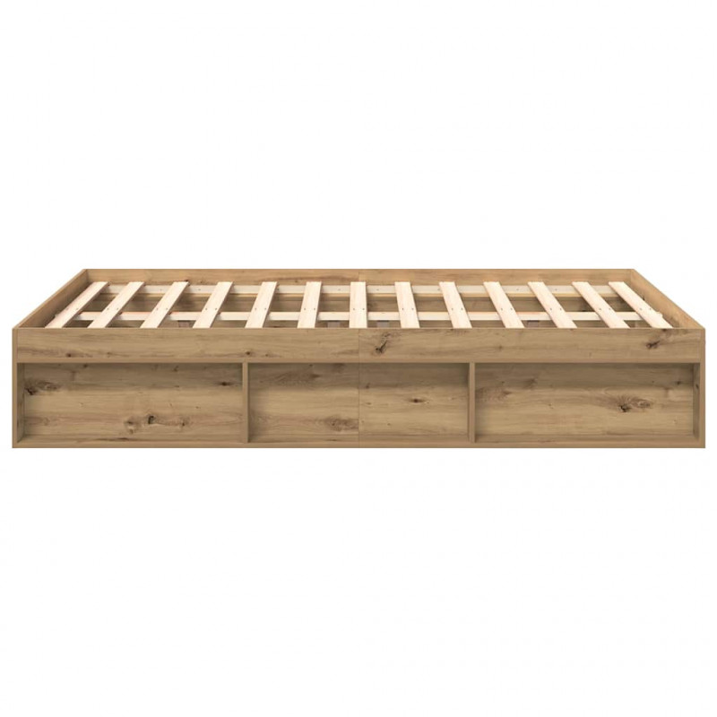 Rama łóżka bez materaca Artisan Oak 120x200cm Drewno klejone