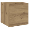 Wiszące szafki telewizyjne, 6 szt., dąb artisan