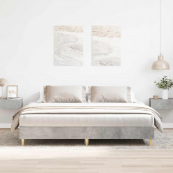 Rama łóżka bez materaca Betonowa szarość 180x200cm