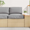 Zestaw poduszek na paletę 2 pcs Szary Materiał Oxford