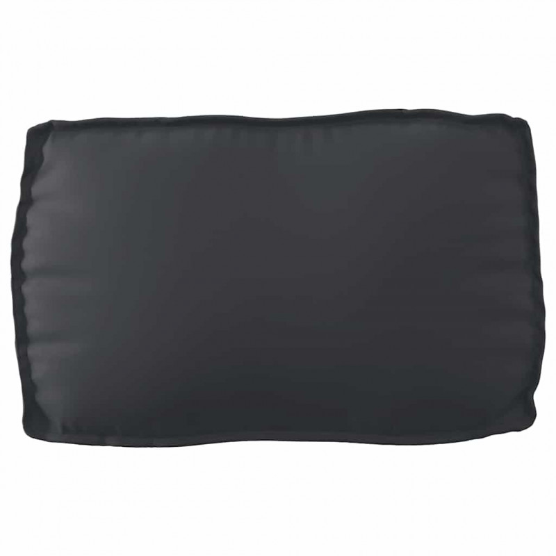Zestaw poduszek na paletę 3 pcs Czarny Materiał Oxford