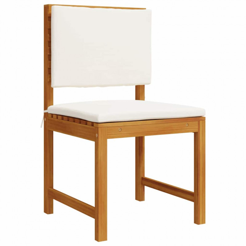 Zestaw Bistro Ogrodowego 4 pcs Brązowy Lite Drewno Akacji