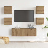 5-cz. zestaw szafek TV, dąb artisan, materiał drewnopochodny