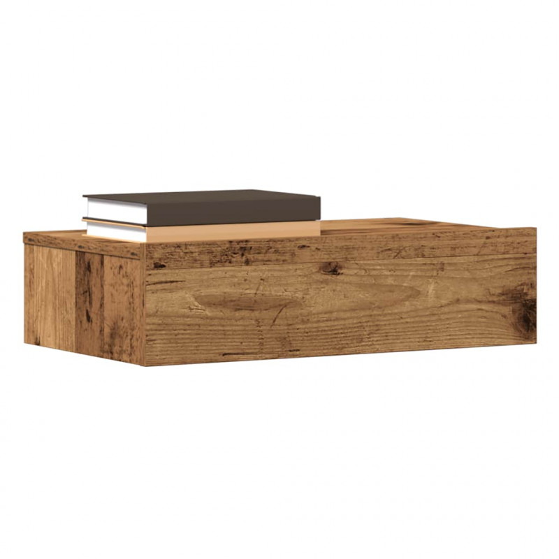 Szafka nocna Stare drewno 60x35 cm materiał drewnopochodny