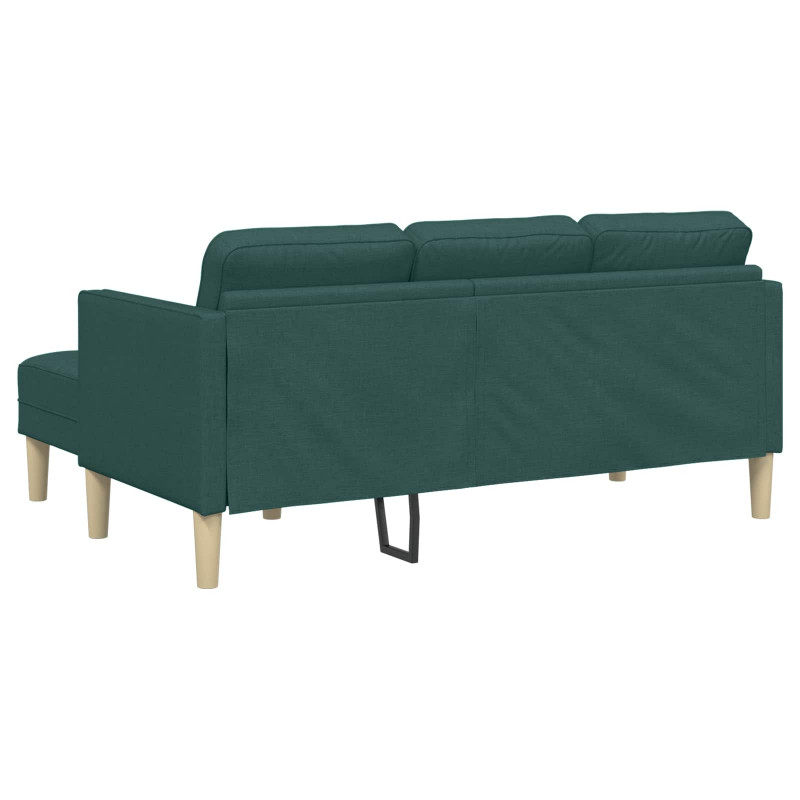 Zestaw Sof z poduszką 2 pcs Ciemna zieleń Poliester