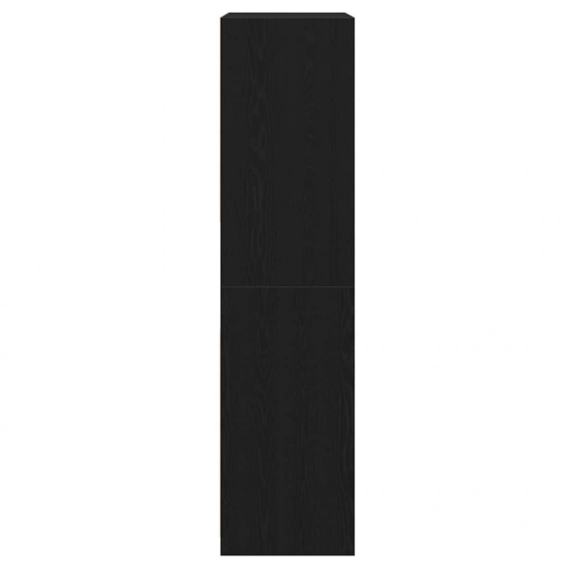 Garderoba Czarny dąb 100 x 50 x 200 cm Materiał drewnopochodny
