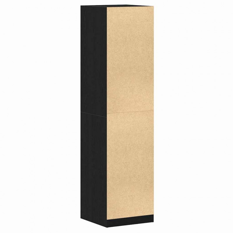 Garderoba Czarny dąb 50 x 50 x 200 cm Materiał drewnopochodny