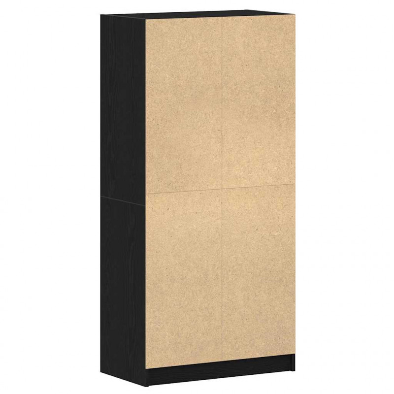 Highboard Czarny Dąb 68 x 37 x 142 cm