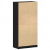 Highboard Czarny Dąb 68 x 37 x 142 cm
