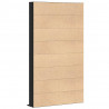 Kabinet na płyty CD z półką Czarny Dąb 101 x 23 x 177,5 cm