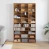 Kabinet na płyty CD z półką Stare drewno 101 x 23 x 177,5 cm