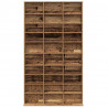 Kabinet na płyty CD z półką Stare drewno 101 x 23 x 177,5 cm