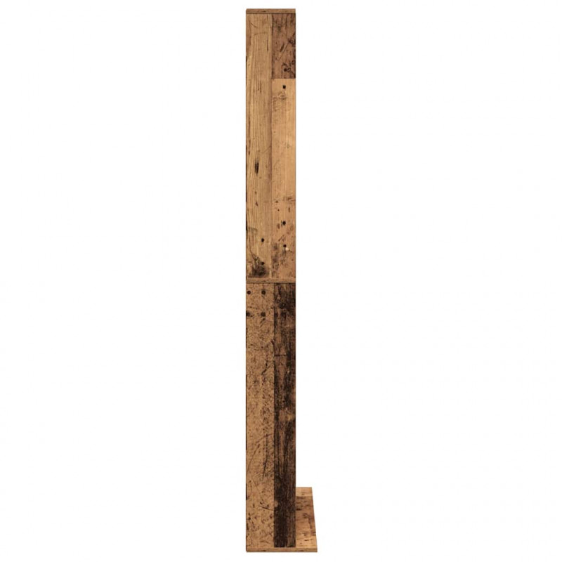 Kabinet na płyty CD z półką Stare drewno 101 x 23 x 177,5 cm