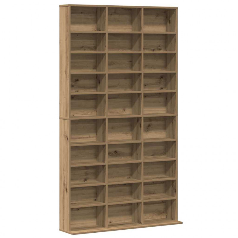 Kabinet na płyty CD Dąb rzemieślniczy 101 x 23 x 177,5 cm