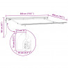 Markiza zwijana Niebieski 300 x 200 cm tkanina
