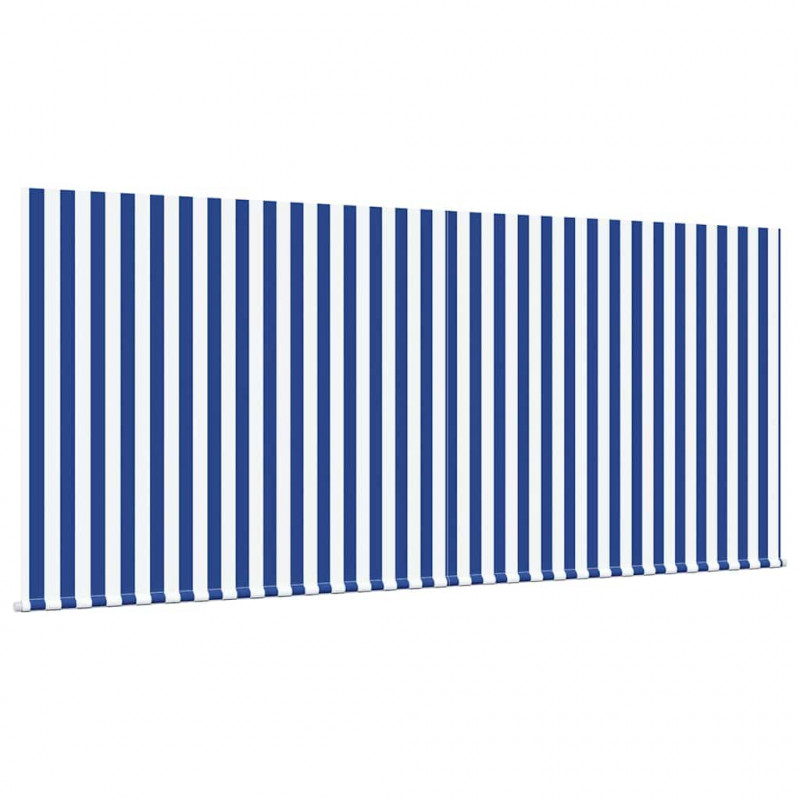 Markiza zwijana Niebieski i biały 300 x 200 cm