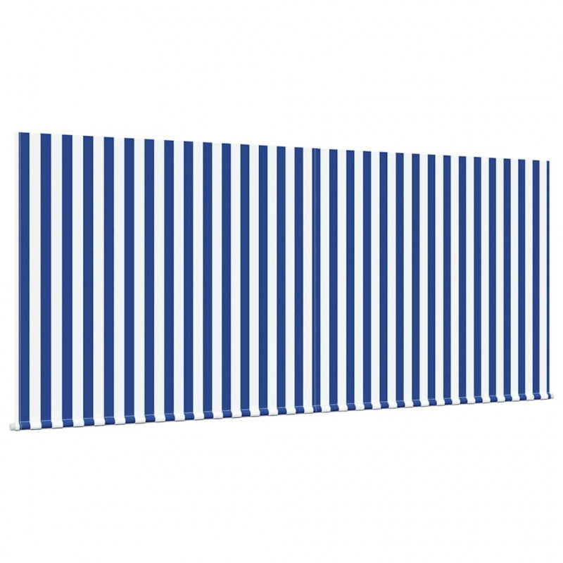 Markiza zwijana Niebieski i biały 300 x 200 cm