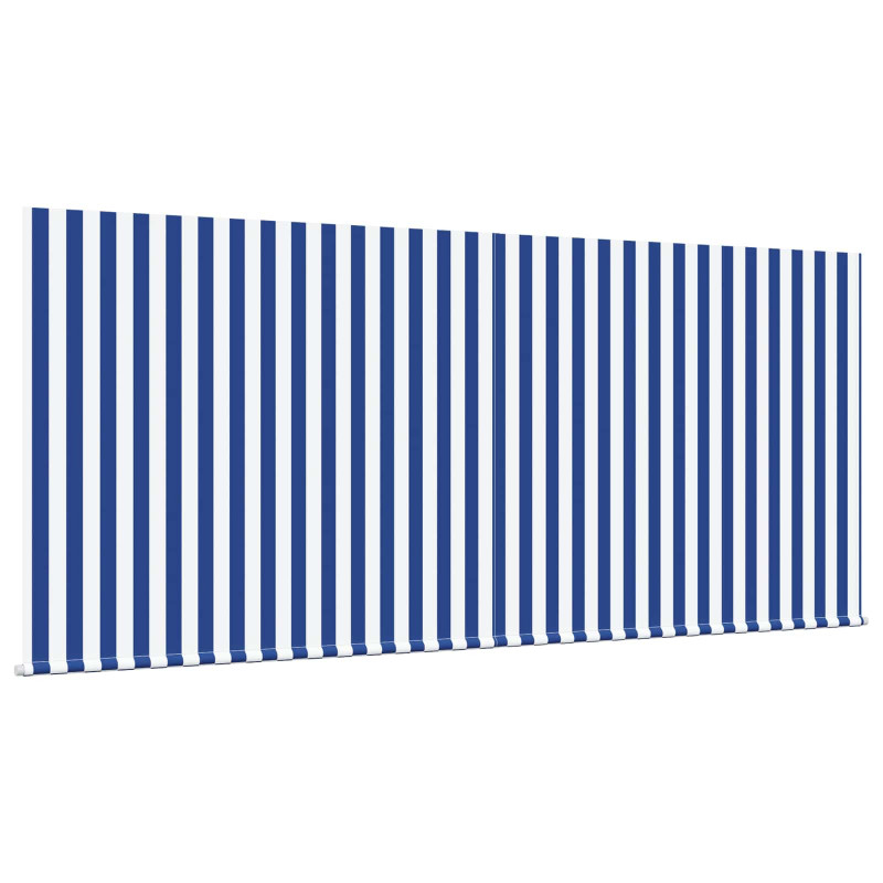 Markiza zwijana Niebieski i biały 300 x 200 cm