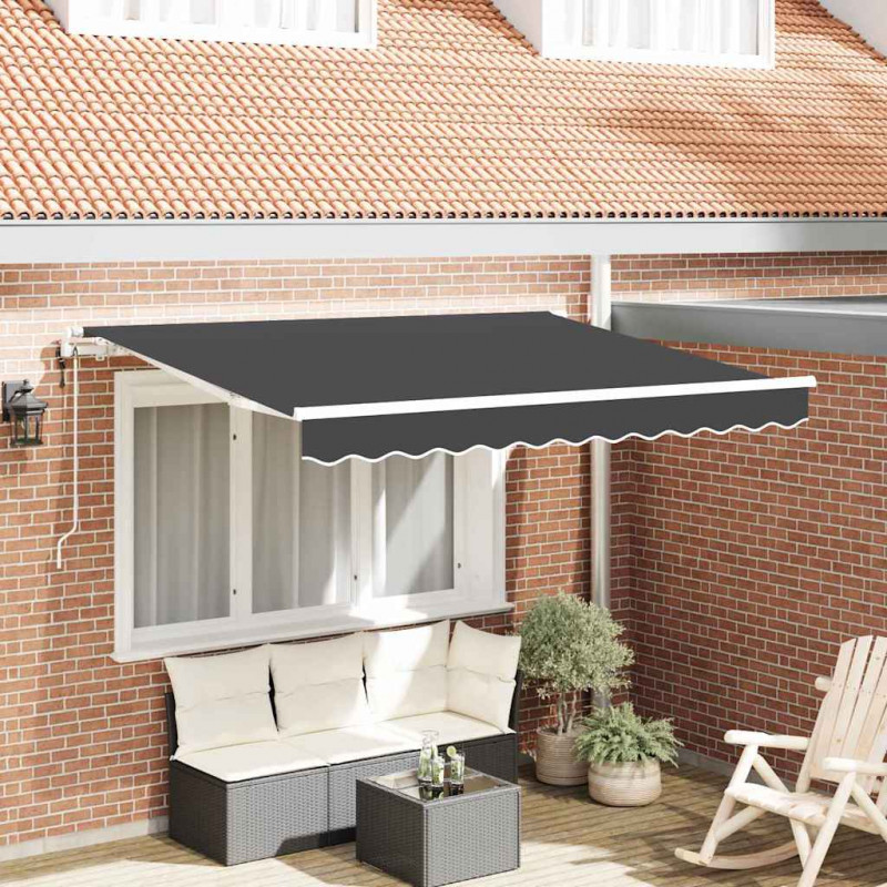 Markiza zwijana Antracyt 300 x 200 cm tkanina