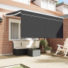 Markiza zwijana Antracyt 300 x 200 cm Poliester i aluminium