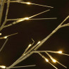 Wierzba z oświetleniem, 128 ciepłych białych LED, 1,2 m